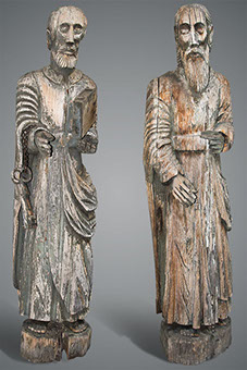 figury św. Piotra i Pawła